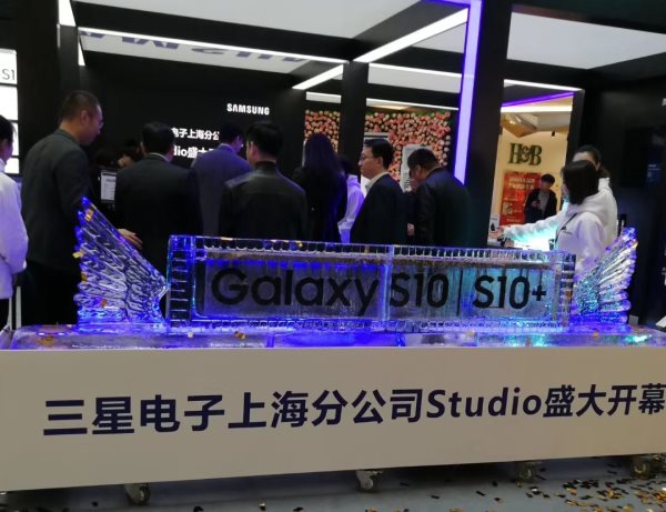 開業注水冰雕臺 開業注水冰雕臺